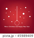 Merry Christmas and Happy New Year greeting card,  45989409