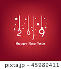Merry Christmas and Happy New Year greeting card,  45989411
