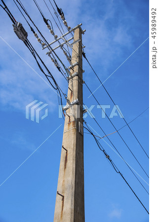 【函館 日本最古のコンクリート電柱】 【函館 日本最古のコンクリート電柱】 45989492