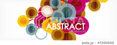 Circle composition abstract background Circle composition abstract background 45990666