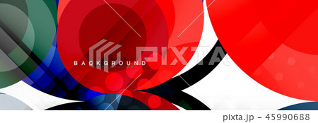 Circle composition abstract background 45990688