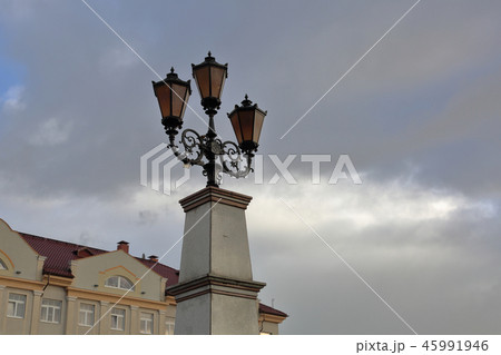 Iron street lamp 45991946