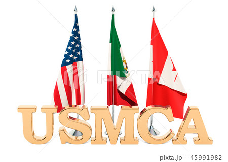 Flags of the United States, Mexico and Canada 45991982