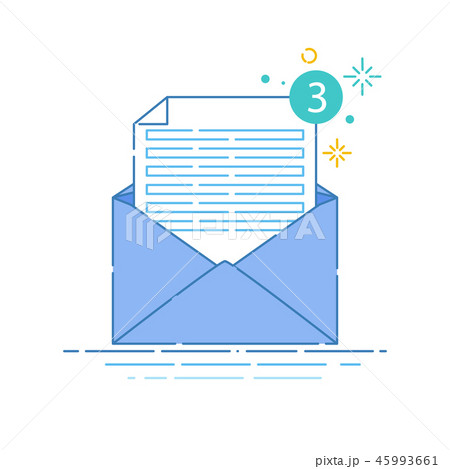 Envelope linear icon Envelope linear icon 45993661