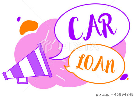 Text sign showing Car Loan. Conceptual photo 45994849