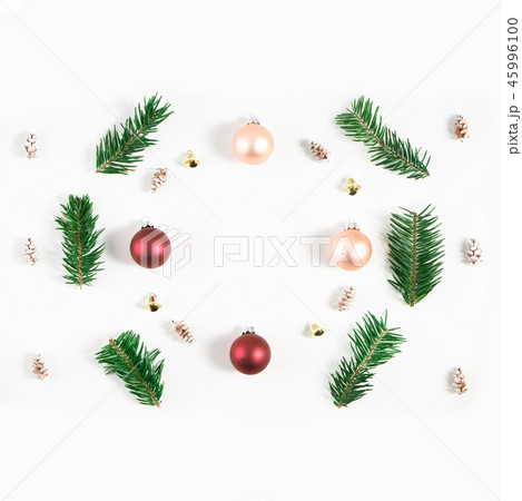 Crristmas decorations on white background. Crristmas decorations on white background. 45996100