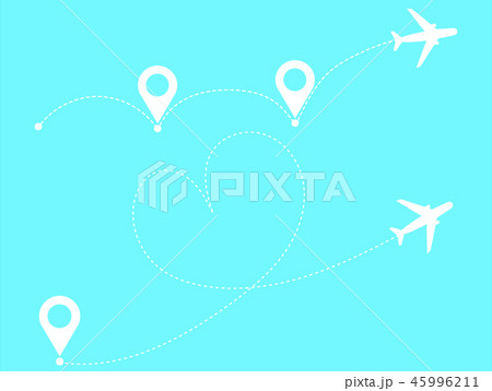 Airplane travel concept . 45996211