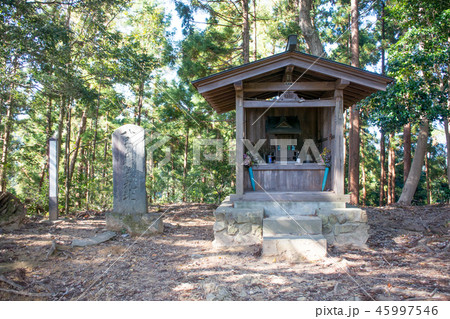 八王子城山　八王子城跡（国指定史跡）　本丸跡 45997546