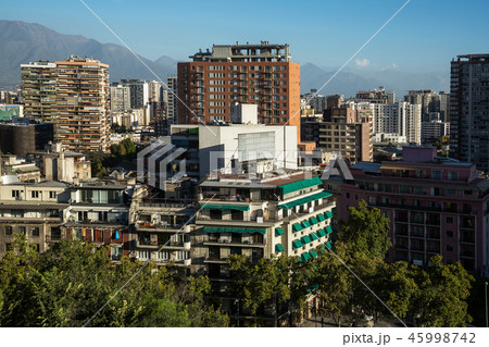 View of Santiago, capital of Chile View of Santiago, capital of Chile 45998742