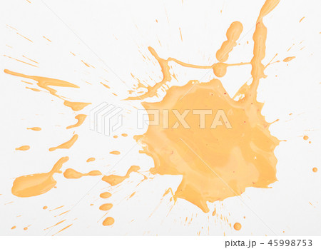 Yellow paint blot Yellow paint blot 45998753