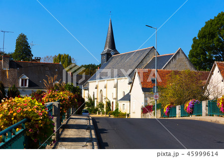 Traditional village of France Traditional village of France 45999614