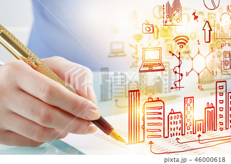 Architect designer at work 46000618