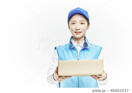 宅配便 配達員 ボックス 46002037