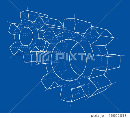 3D gear wheel. 3d illustration 46002053