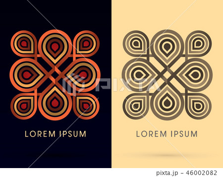 Abstract Square, Box, graphic vector. 46002082