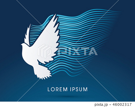 Pigeon Spirit graphic vector. 46002317