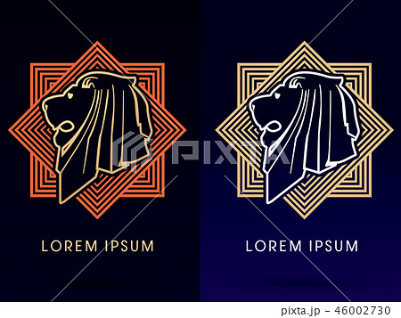Lion Head graphic vector Lion Head graphic vector 46002730