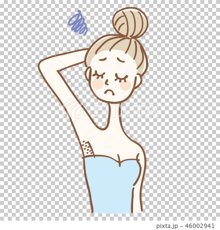 脇毛が生えた女性 46002941