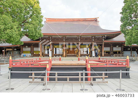 明治神宮 外拝殿 明治神宮 外拝殿 46003733