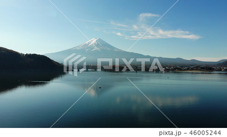 河口湖と富士山 河口湖と富士山 46005244