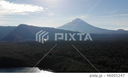 西湖と富士山 46005247