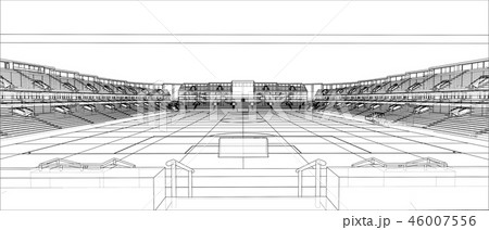 Sketch of Football stadium 46007556