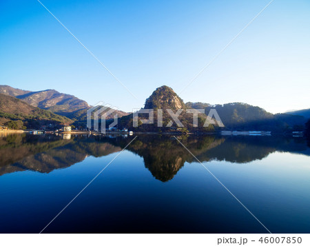山頂湖 湖 風景 46007850