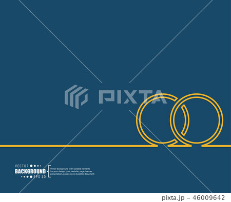 Abstract creative concept vector line draw background for web, mobile app, illustration template 46009642