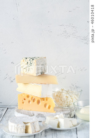 Various types of cheese Various types of cheese 46010418