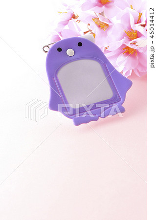 名札と桜 名札と桜 46014412