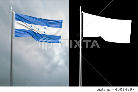 State flag of the Republic of Honduras 46014897