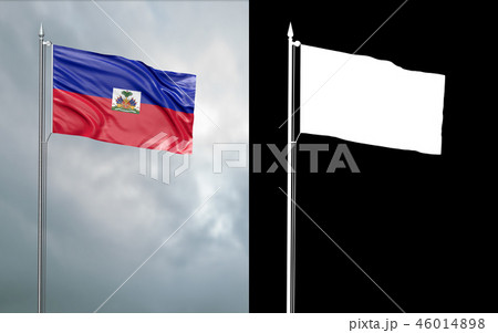 State flag of the Republic of Haiti 46014898