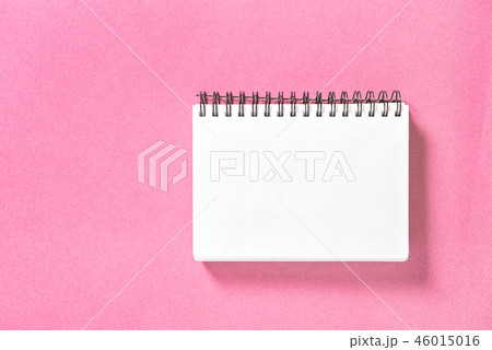 Spirale book pink background Paper notepad 46015016