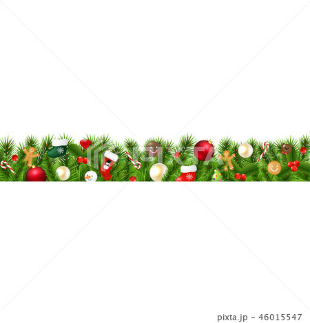 Christmas Border Isolated 46015547