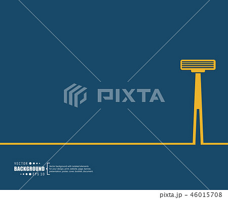 Abstract creative concept vector line draw background for web, mobile app, illustration template 46015708