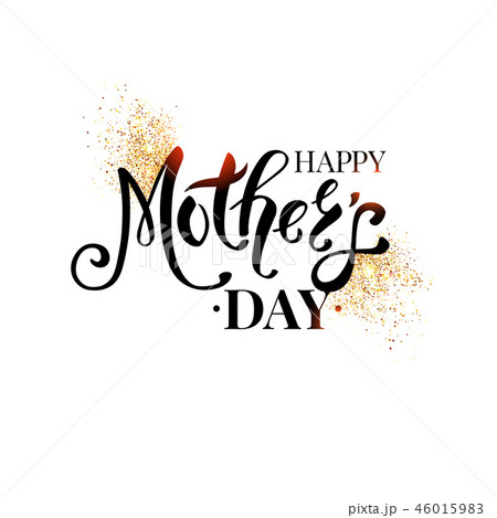 Elegant black and white Mothers Day card design Elegant black and white Mothers Day card design 46015983