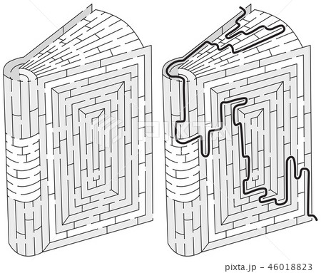 Book maze 46018823