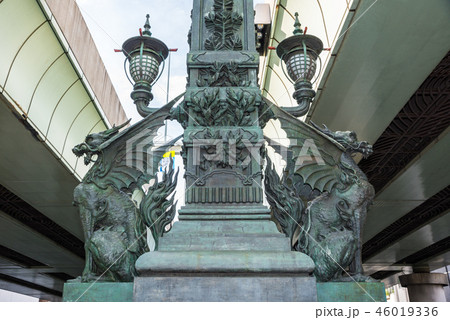 日本橋 中央柱と麒麟 （東京都中央区） ※2018年11月撮影 46019336