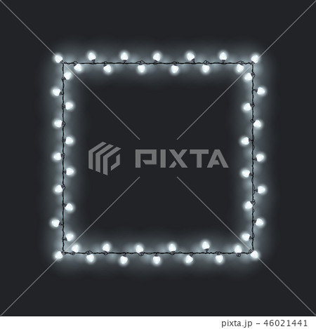 Festive square glowing garland Festive square glowing garland 46021441
