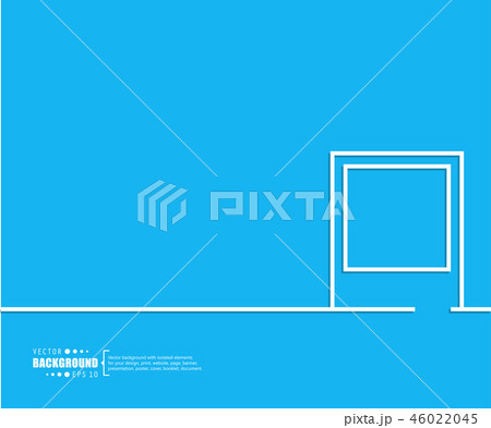 Abstract creative concept vector line draw background for web, mobile app, illustration template 46022045