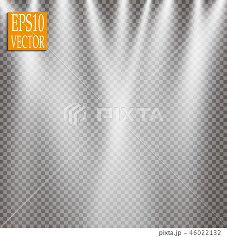 Vector Spotlights. Scene. Light Effects. Glow light effect 46022132
