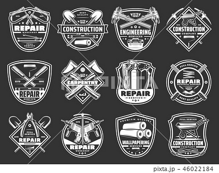 Home repair service construction tools shop icons Home repair service construction tools shop icons 46022184