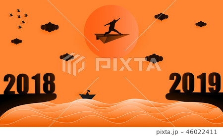 Business target on year 2019 concept Business target on year 2019 concept 46022411