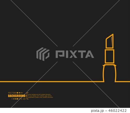 Abstract creative concept vector line draw background for web, mobile app, illustration template 46022422