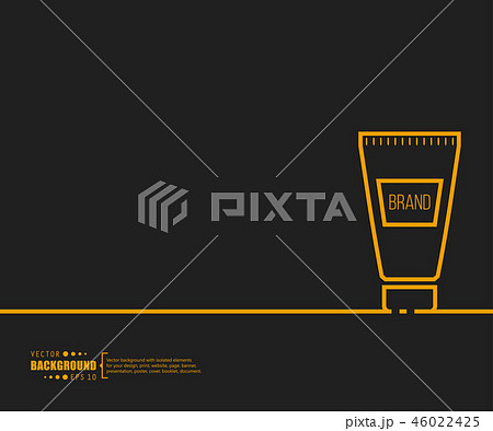 Abstract creative concept vector line draw background for web, mobile app, illustration template 46022425