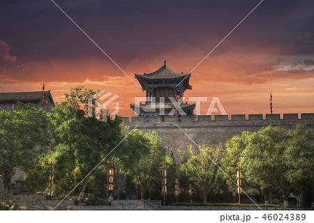 Xian city wall. Xian city wall. 46024389