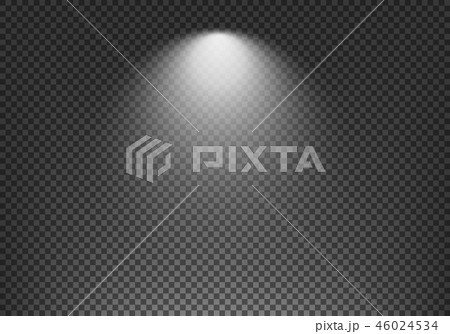 Light effect on transparent background. 46024534
