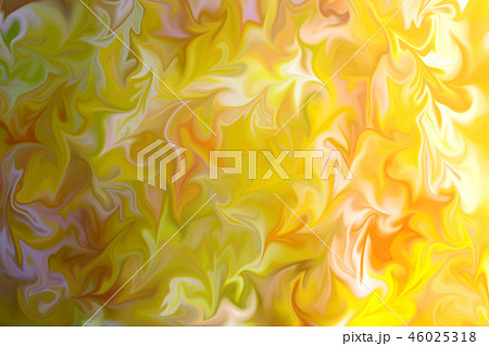 Liquify Abstract Pattern With Green And Yellow  46025318