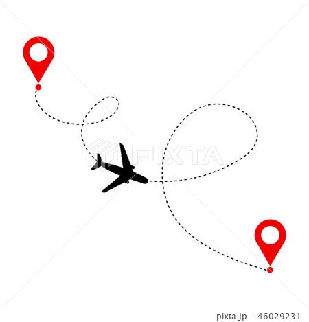 Airplane travel concept.  46029231
