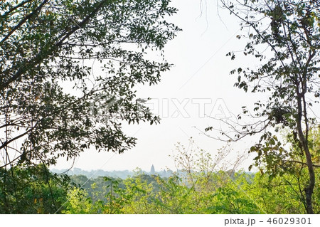 View of Angkor Wat from Phnom Bakheng in Cambodia 46029301